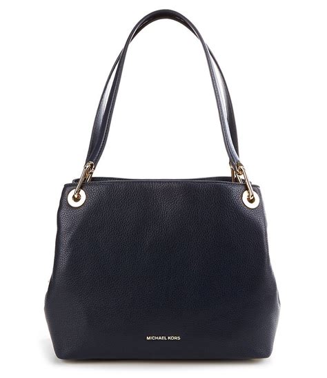 michael kors raven black large shoulder tote|Michael Kors raven large tote.